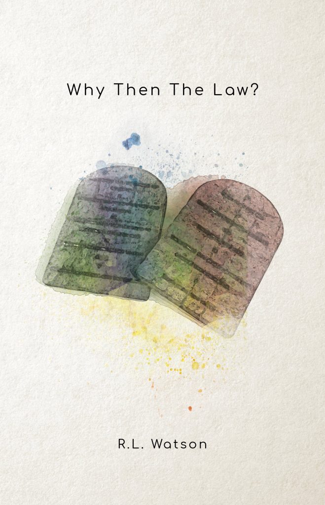 why then the law, in the style of color gradient, text-based mixed media, watercolor technique, archaeological object, ten commandments tablets